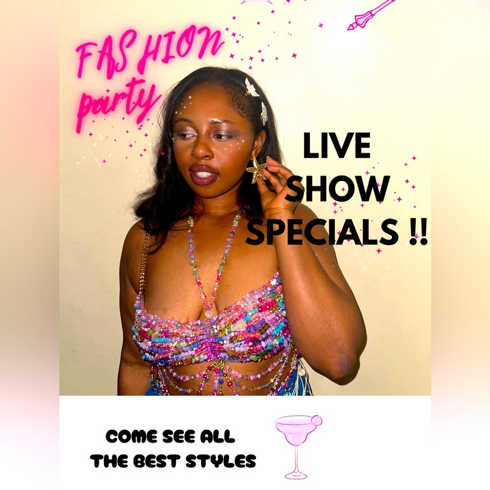 9 PM SALES!!! Come party and see all the funky styles🥳💕💘 giveaways too!
